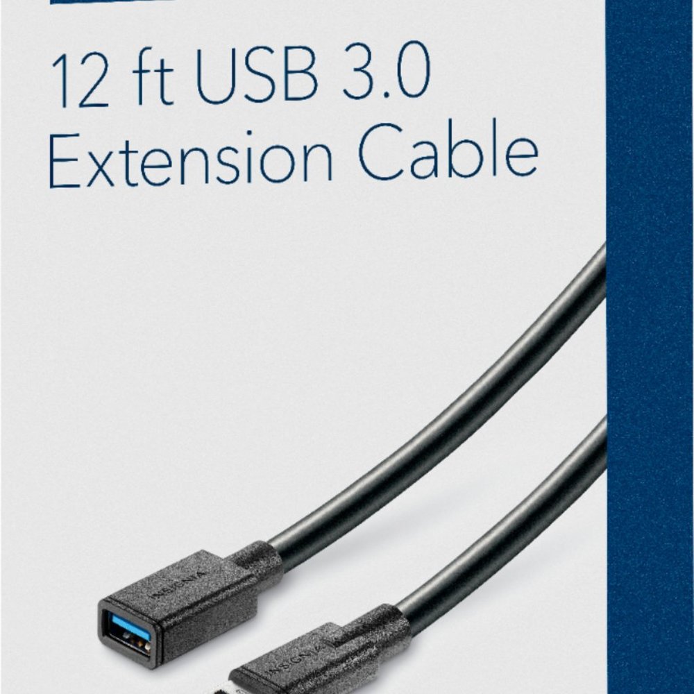 Insignia™ - 12' USB 3.0 Extension Cable